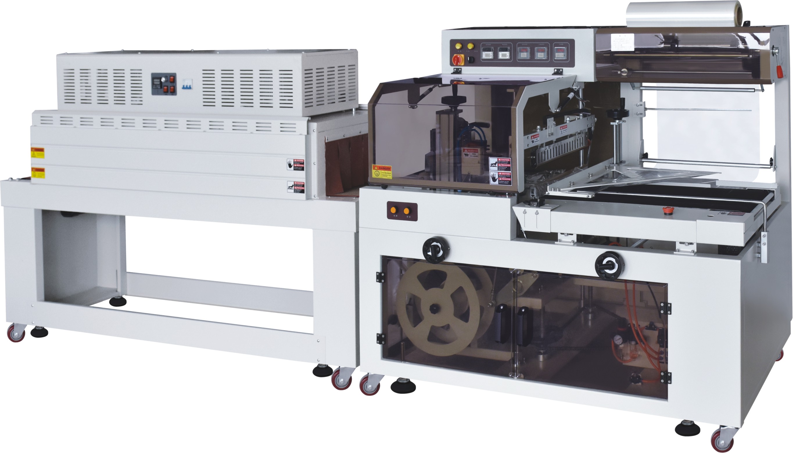 熱收縮膜包裝機，封口機  ,封箱機, 打包機 ,熱收縮膜定制, 全自動包裝機